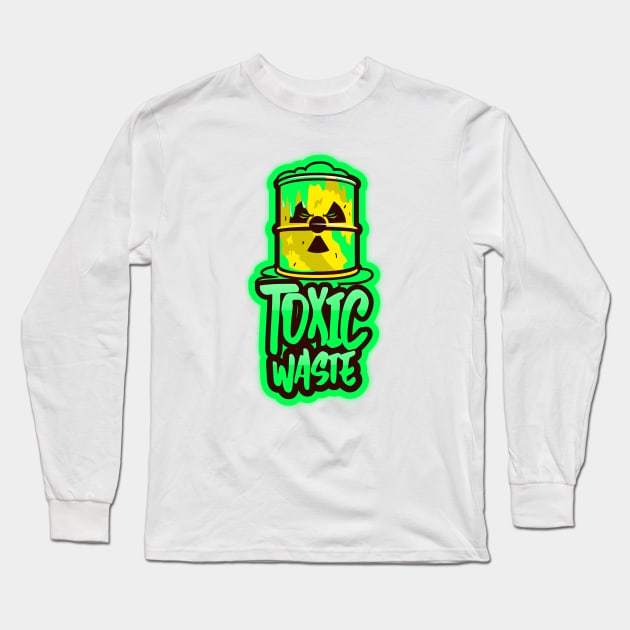 Toxic waste Long Sleeve T-Shirt by MediocreStore